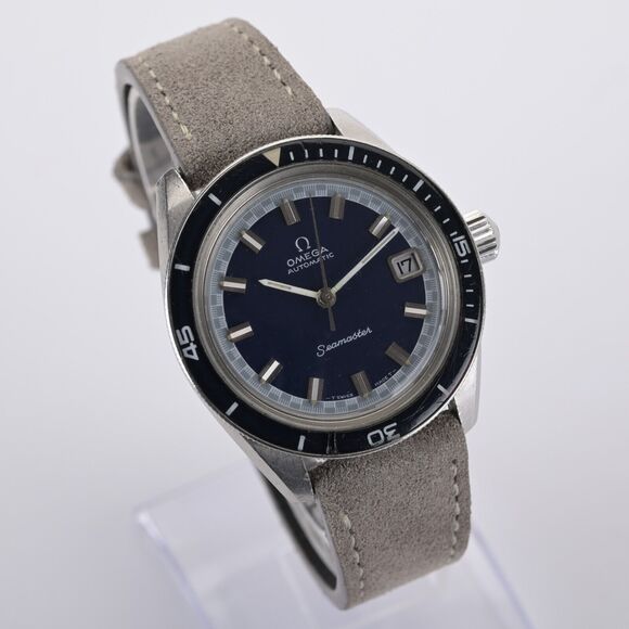 Omega Seamaster 60 Big Crown 166.062 36mm Automatic Blue Men's Watch - Picture 5 of 12